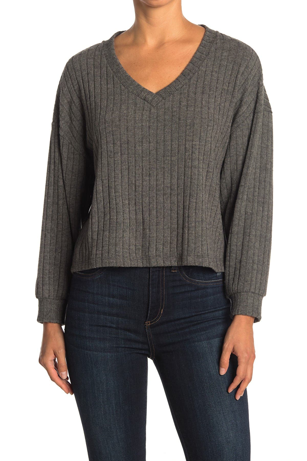 boxy knit sweater