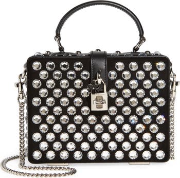 Dolce&Gabbana Crystal Embellished Box Bag | Nordstrom
