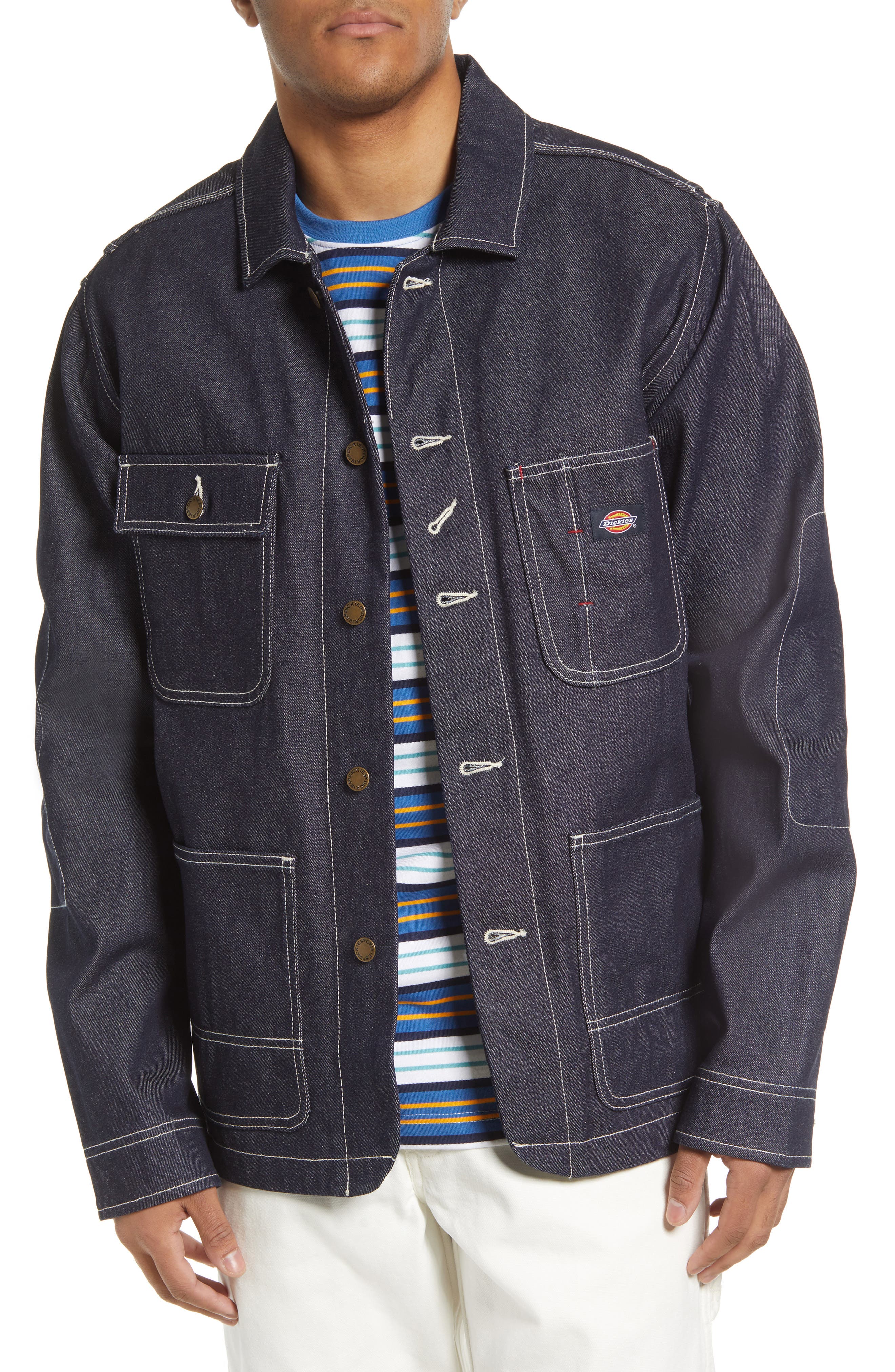 dickies men's denim coats & jackets