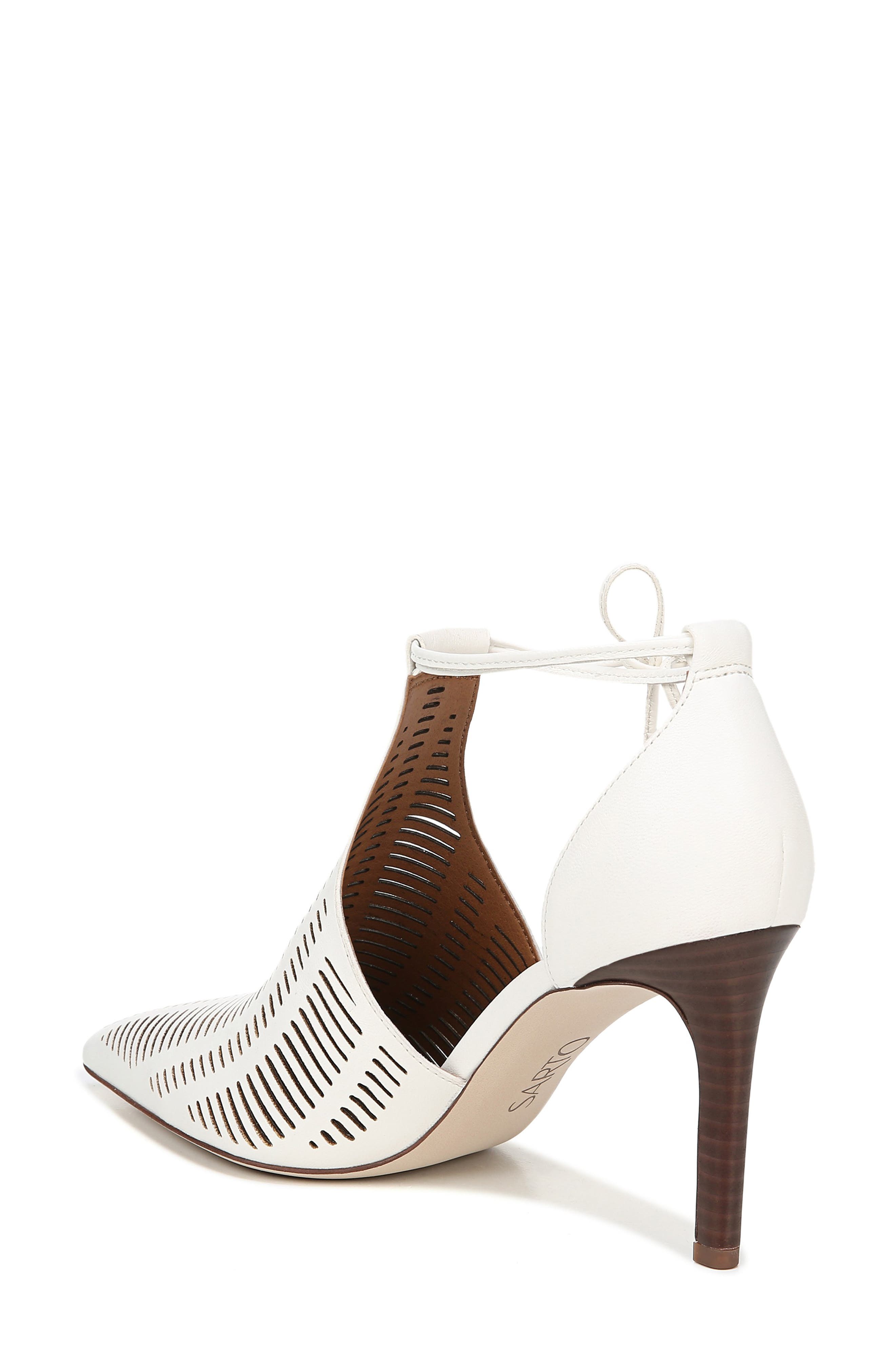 krista perforated ankle wrap pump