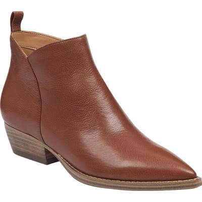 Marc Fisher Ltd Obrra Pointy Toe Bootie- Beige