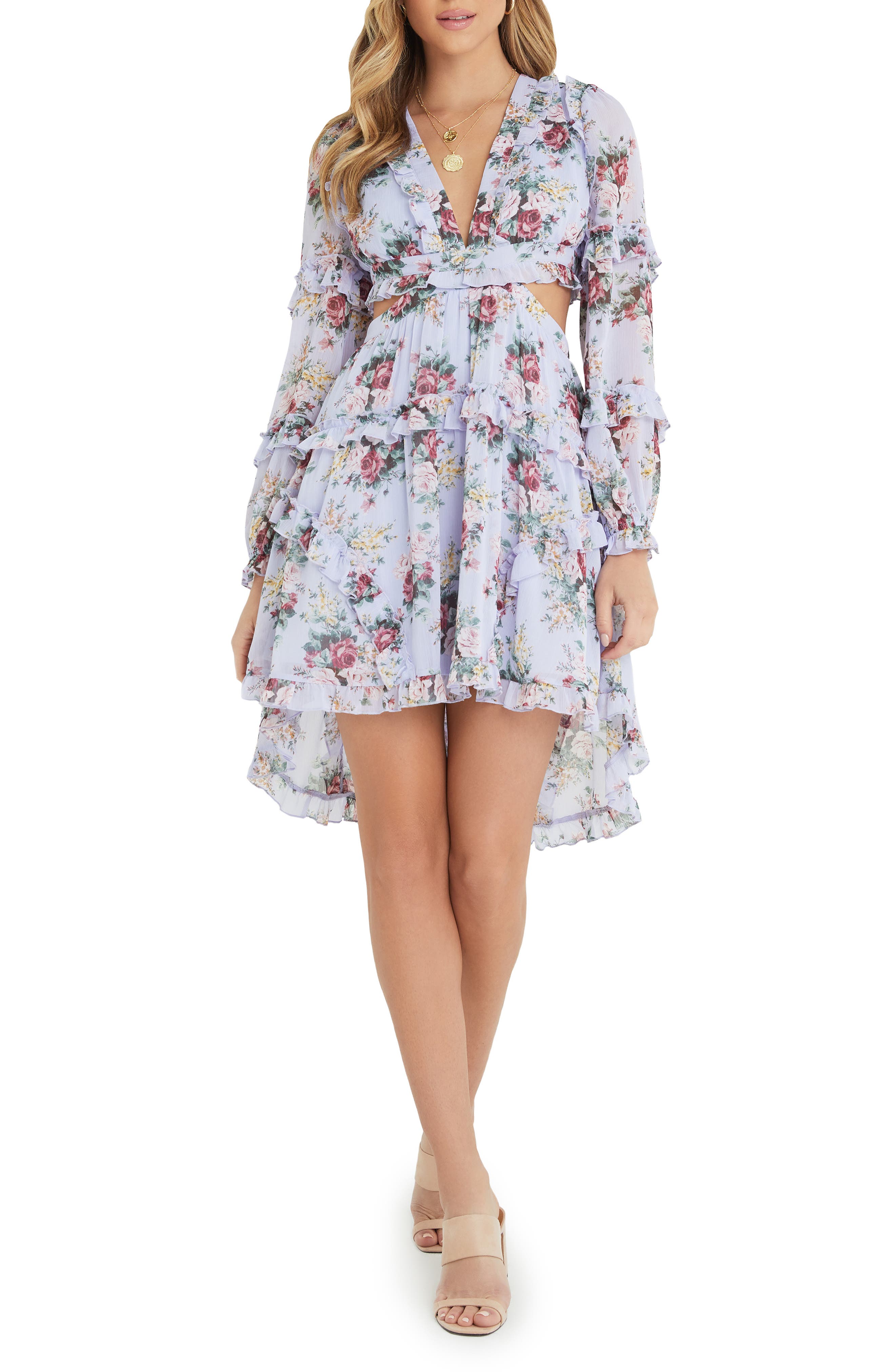 vici long sleeve dress