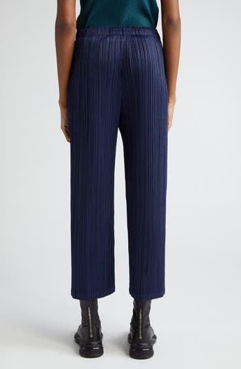 Pleats Please Issey Miyake Monthly Colors August Pleated Ankle Pants