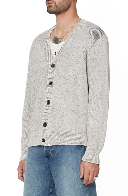 Shop Vayder Mcfeely Oversize Cotton Cardigan In Ivory Smoke