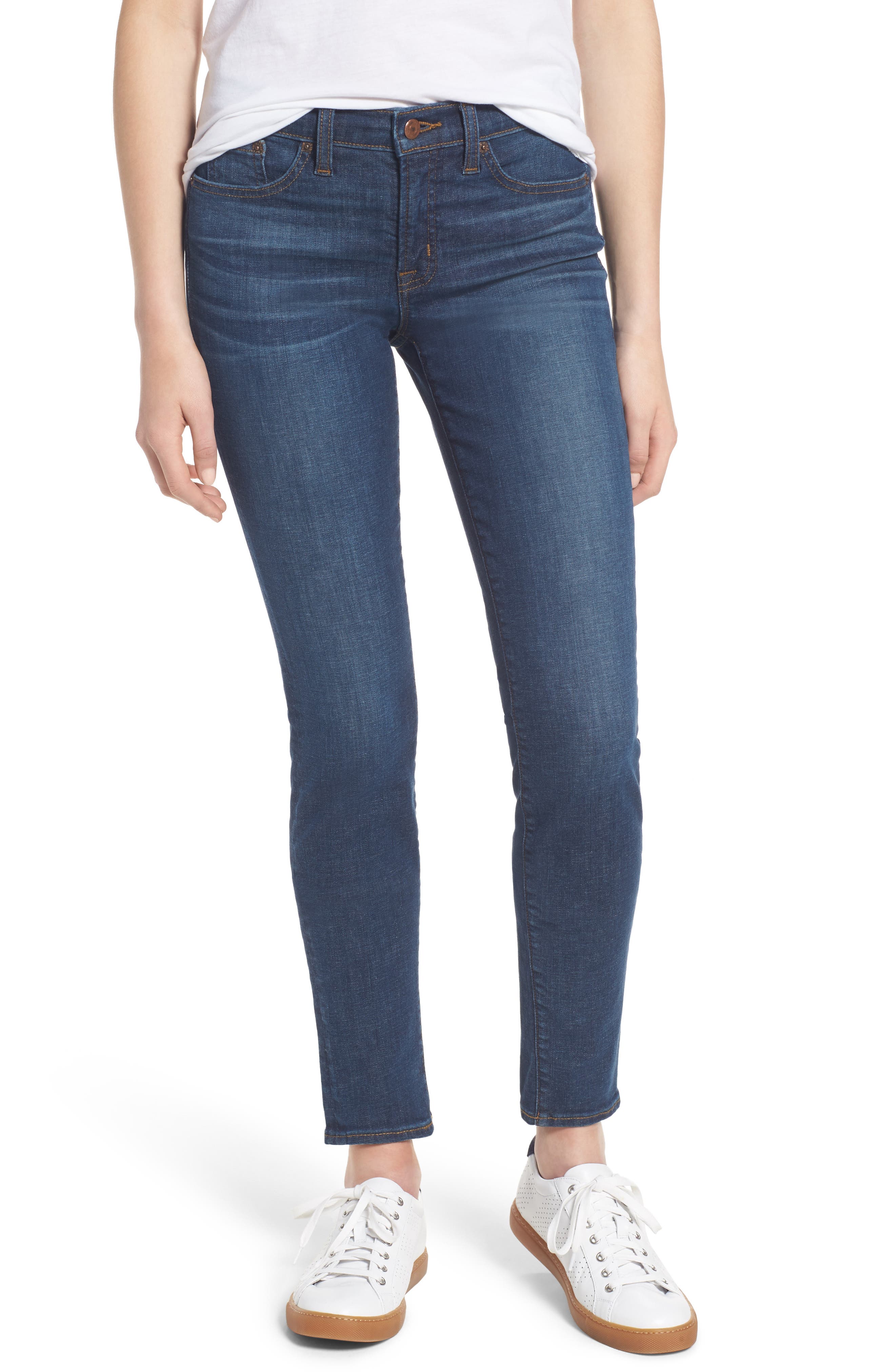 J.Crew Stretch Toothpick Jeans (Medium Miller Wash) Nordstrom