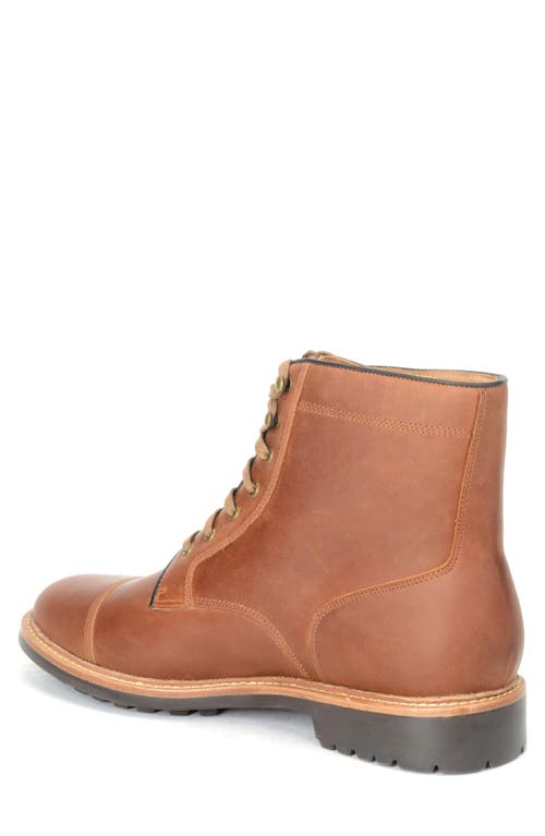 Shop Warfield & Grand Gresham Lugged Cap Toe Boot In Coganc