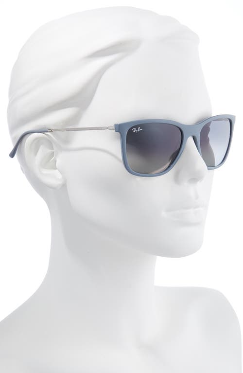 Shop Ray Ban Ray-ban 56mm Pillow Sunglasses In Grey/blue Gradient Grey