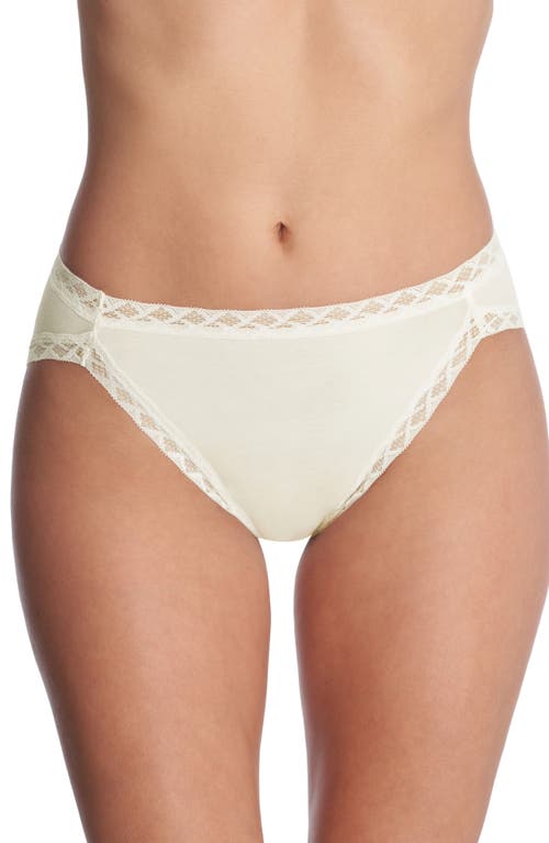 Natori Bliss Cotton French Cut Brief in Ivory at Nordstrom