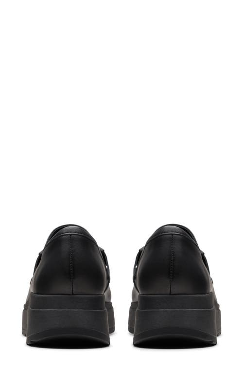 Shop Clarksr Clarks(r) Loriini Izzy Platform Wedge Bit Loafer In Black Leather