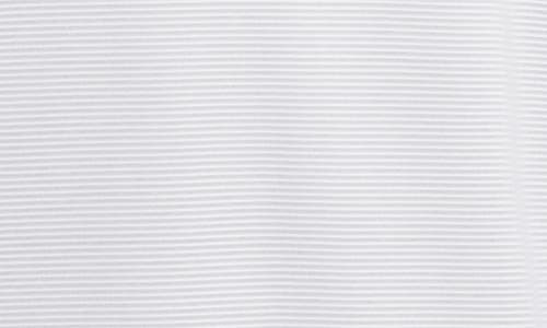 Shop Adidas Golf Ottoman Rib Polo Shirt In White/grey Two