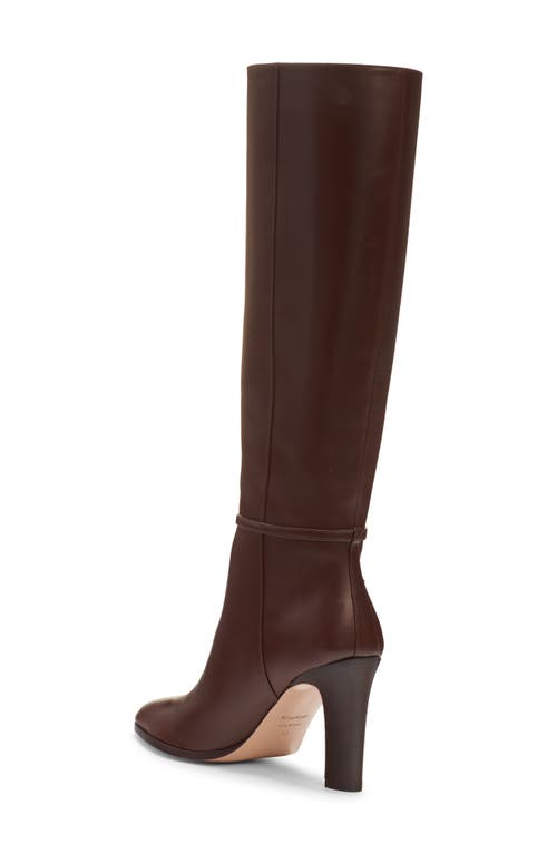 Tom Ford Whitney Knee High Boot In Saddle Brown