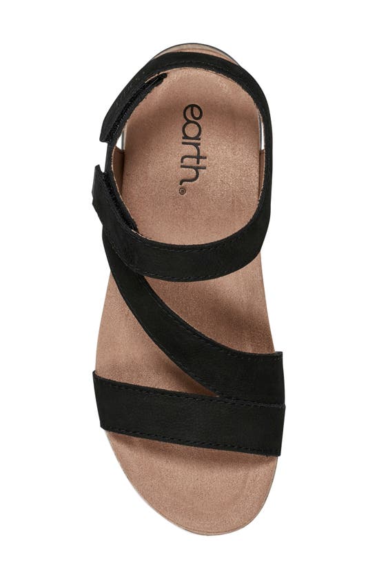 Shop Earth Roni Ankle Strap Sandal In Black