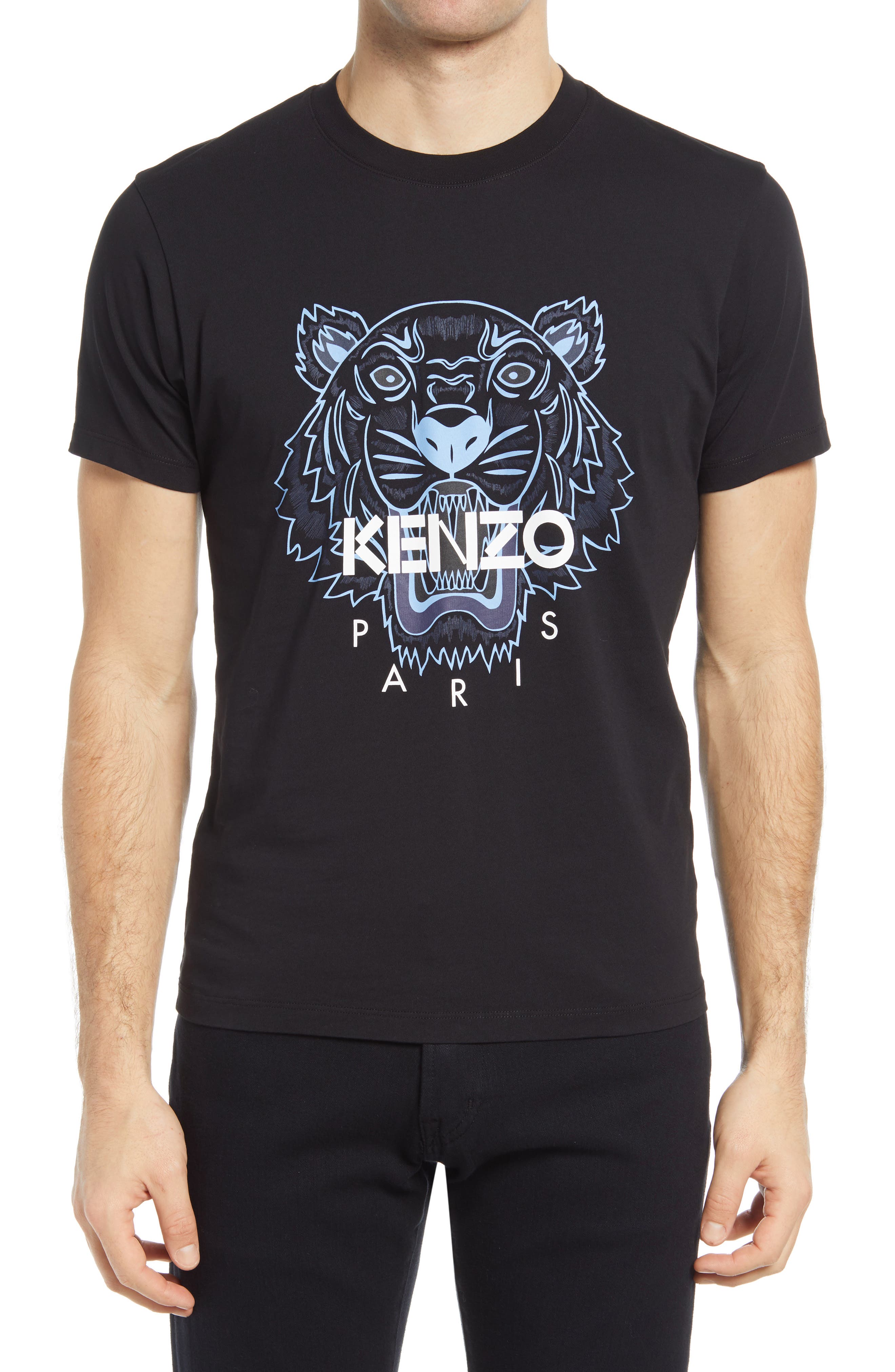 kenzo t shirt black mens