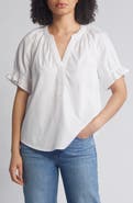 Wit & Wisdom Split Neck Top