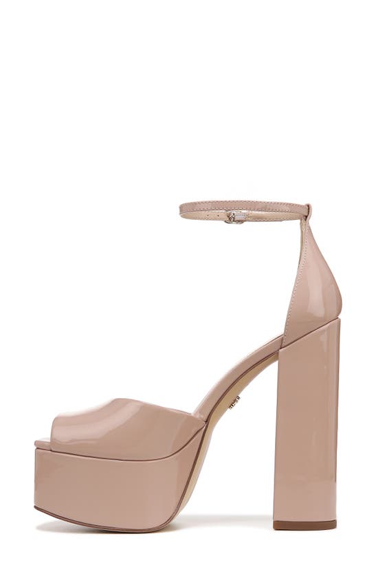 Sam Edelman Kori Ankle Strap Peep Toe Platform Sandal In Blush | ModeSens