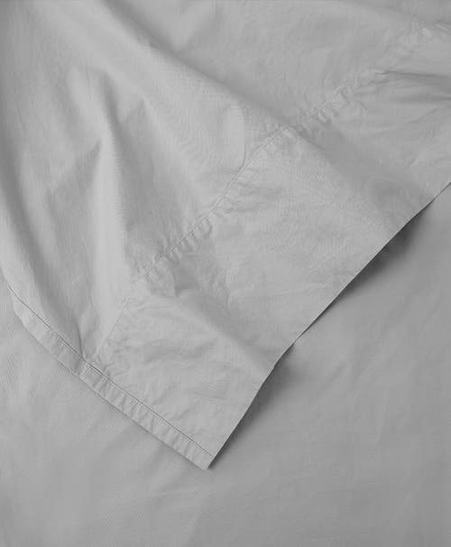 Pact Organic Cool-air Percale Flat Sheet In Lunar