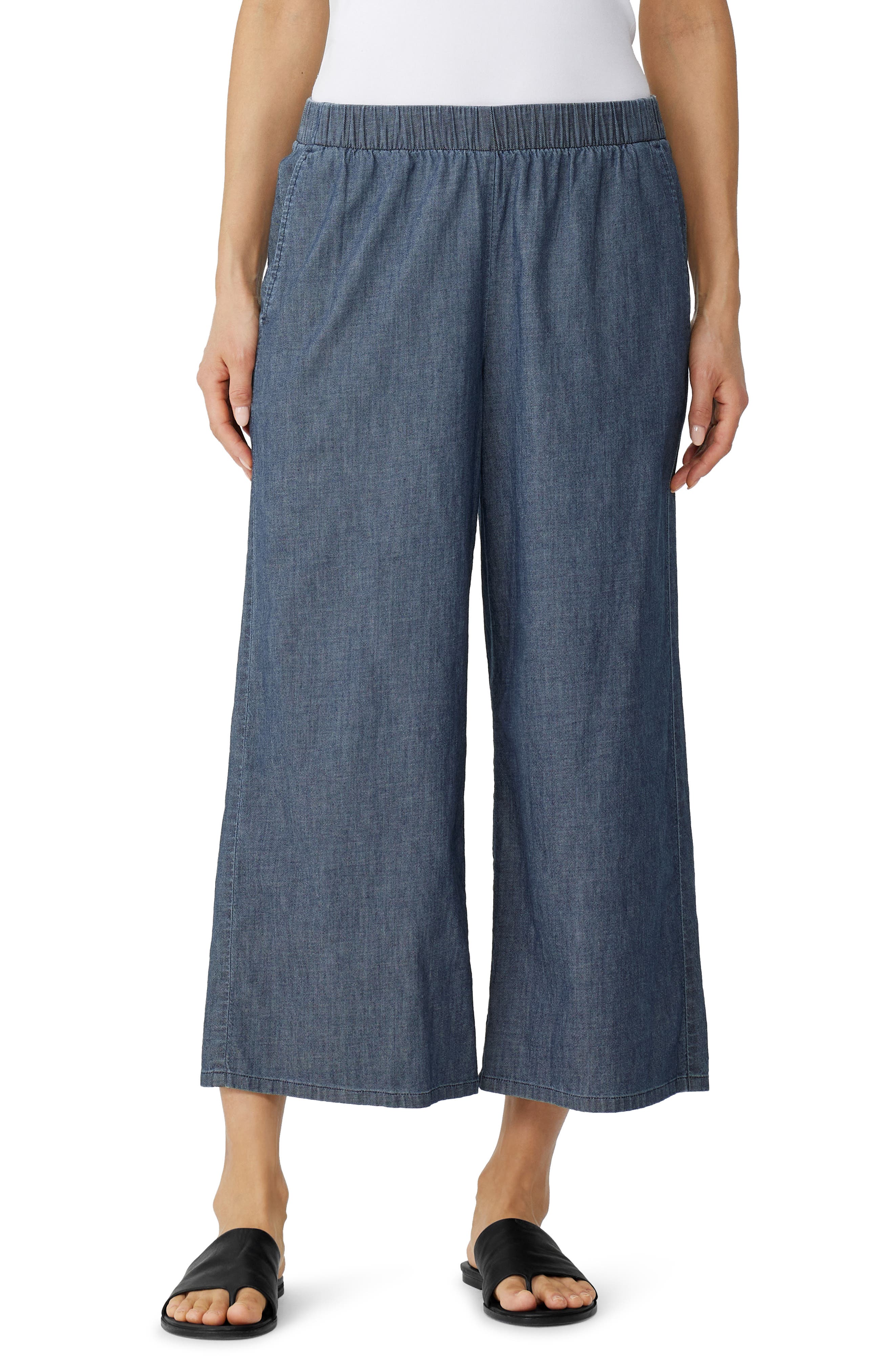 100% Cotton Ladies Crop Pants Women Cropped Capri Trousers Plus Size Shorts New 
