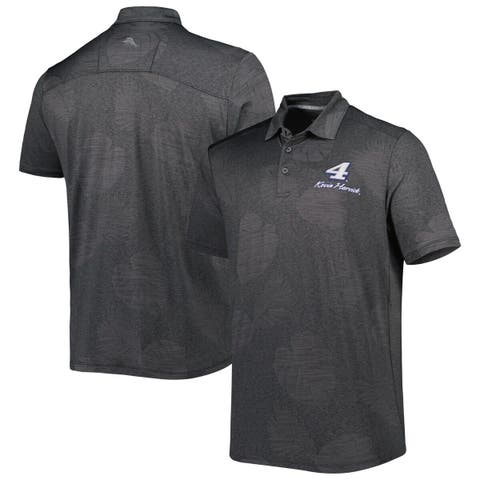 Men's Tommy Bahama Gray Philadelphia Eagles Palm Coast Delray Frond Allover  IslandZone Polo