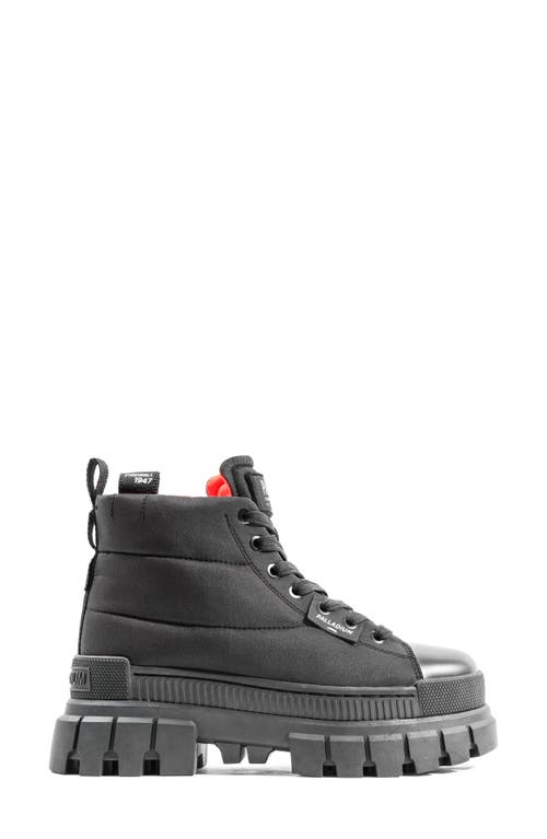 Shop Palladium Revolt Overcush Boot In Black/black