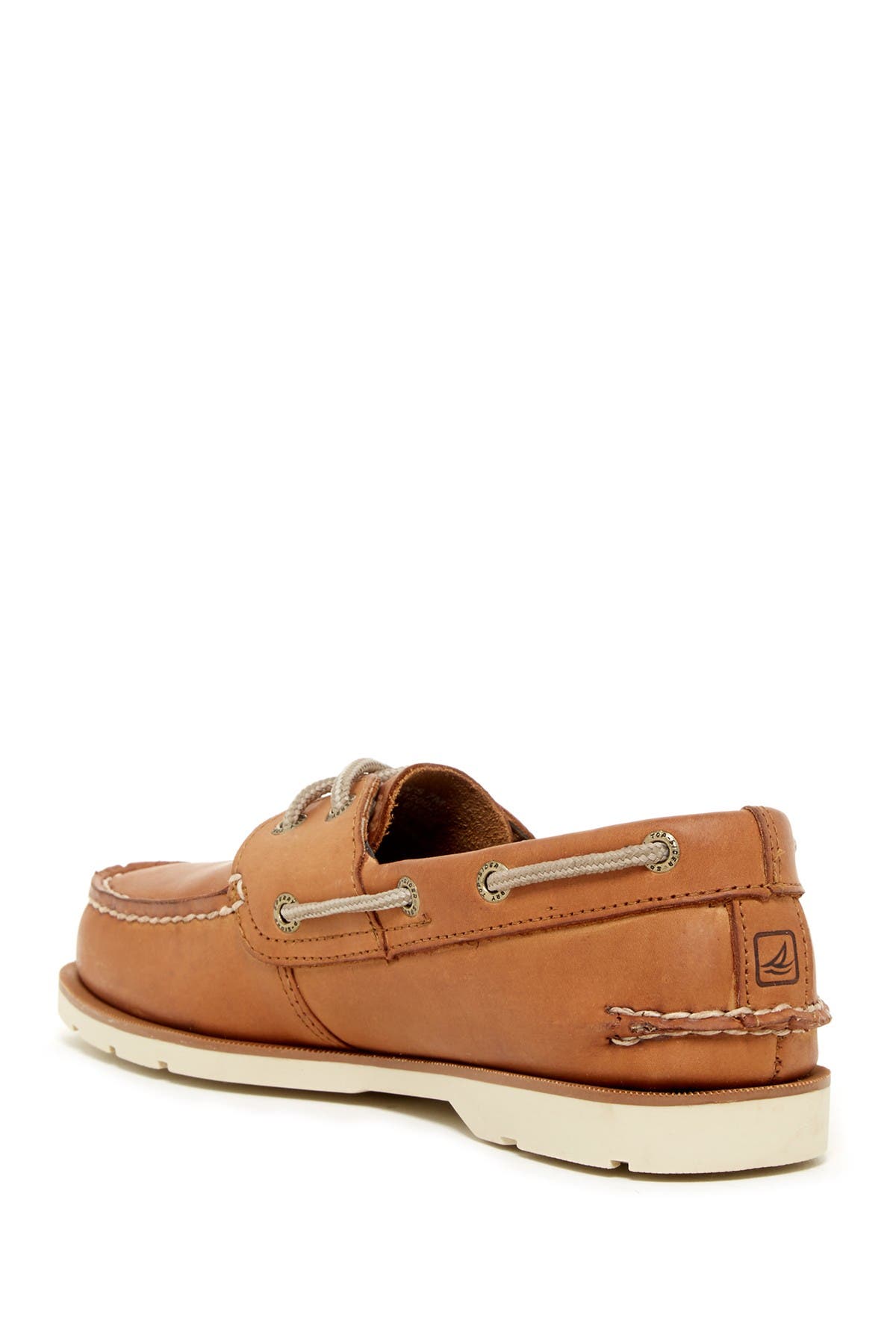 sperry leeward leather boat shoe