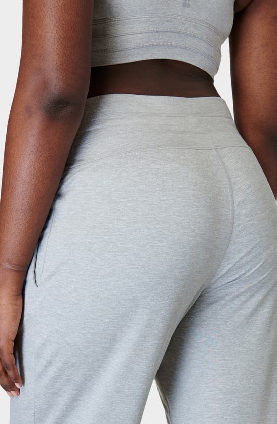 Shop Sweaty Betty Gaia Pocket Joggers In Light Grey Marl