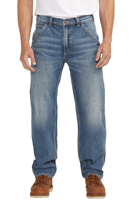 Silver Jeans Co. Relaxed Fit Painter Indigo at Nordstrom, X 32