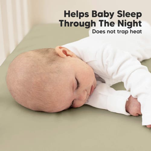 Keababies Soothe Fitted Crib Sheet In Lichen