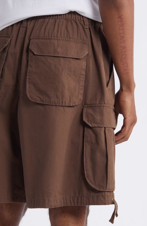 Shop Elwood Baggy Cargo Shorts In Soil