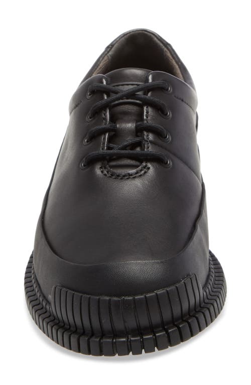 Camper Pix Oxford In Black/black Leather