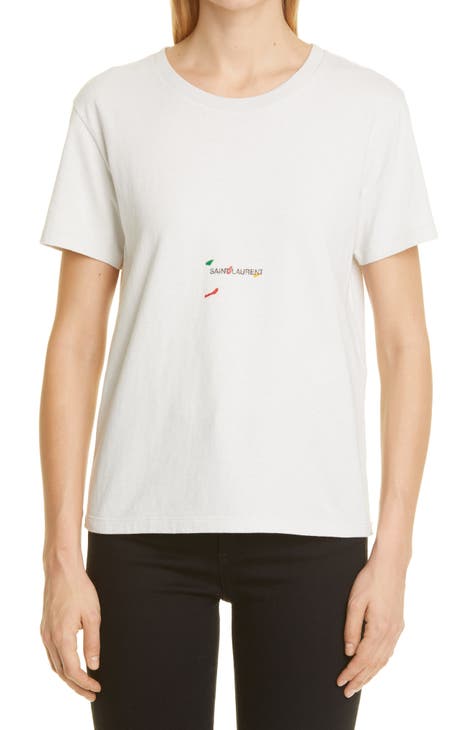 Saint Laurent Paris YSL Shirt, Women's Fashion, Tops, Shirts on
