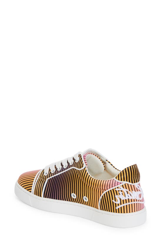 Shop Christian Louboutin Fun Vieira Orlato Sneaker In Pink/ Orange Multi