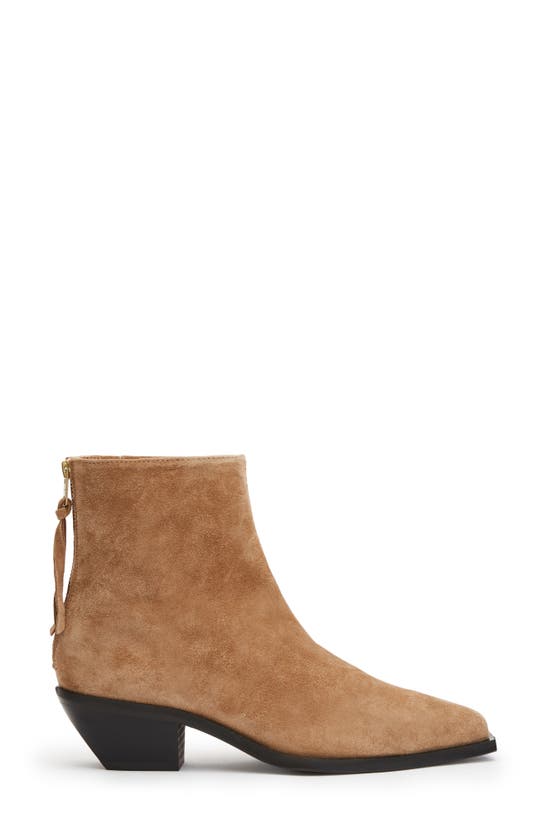 Allsaints Lenora Bootie In Dark Tan