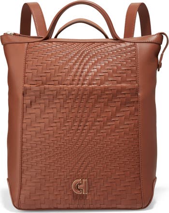 Cole Haan Grand Ambition Small Convertible Nylon Backpack - Dune-Multi Color | Size OSFA