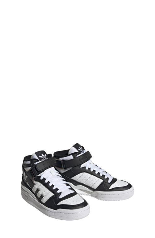 adidas Forum Mid Sneaker in Black/White/White at Nordstrom, Size 7 M