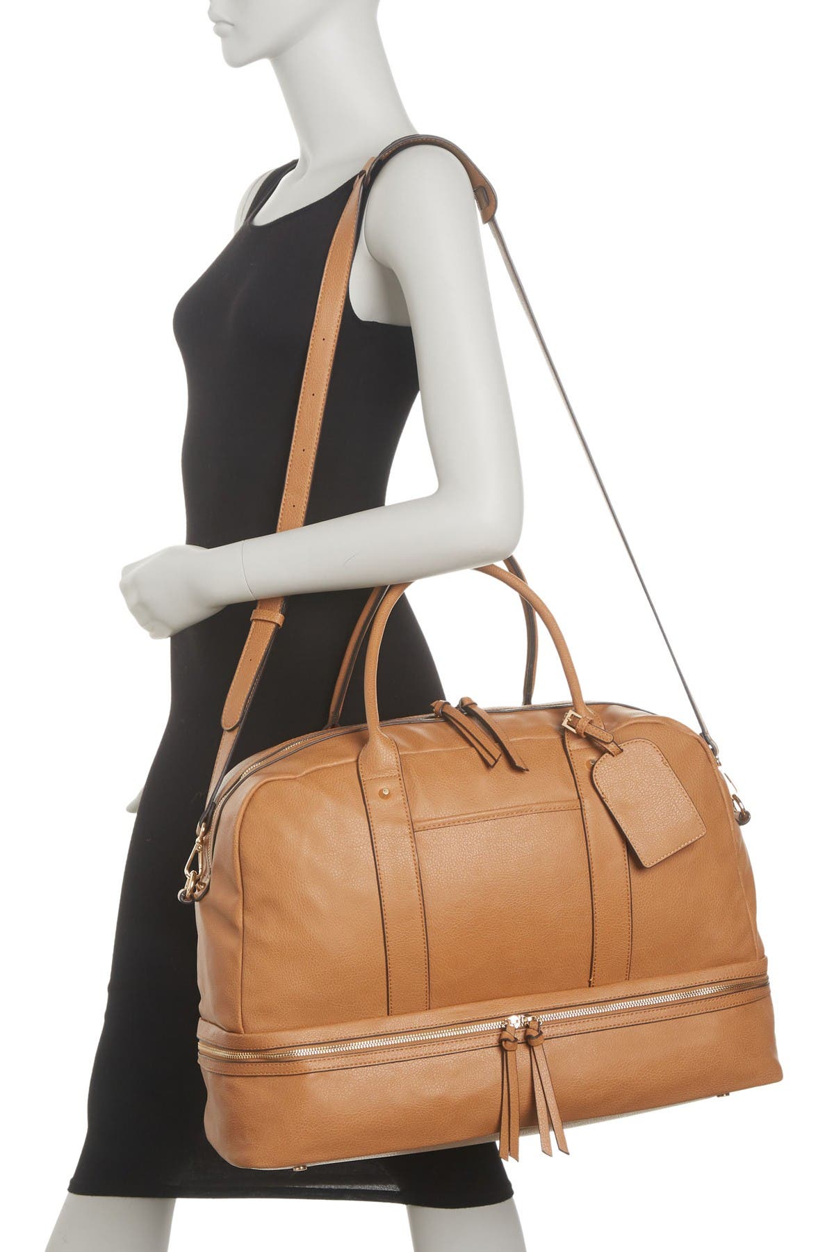 Mason Faux Leather Travel Satchel Shop 