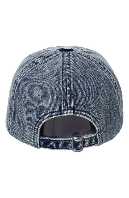 Shop David & Young Beach Cowgirl Embroidered Baseball Cap In Blue