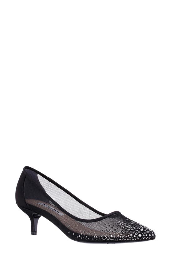 Nina Sofie Pointed Toe Pump In Black