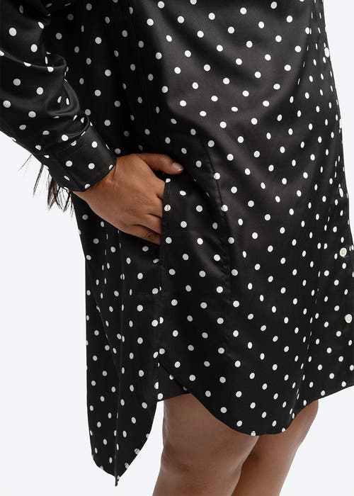 See Rose Go Timeless Dot Tunic Shirt Dress Plus Size In Timeless Dot