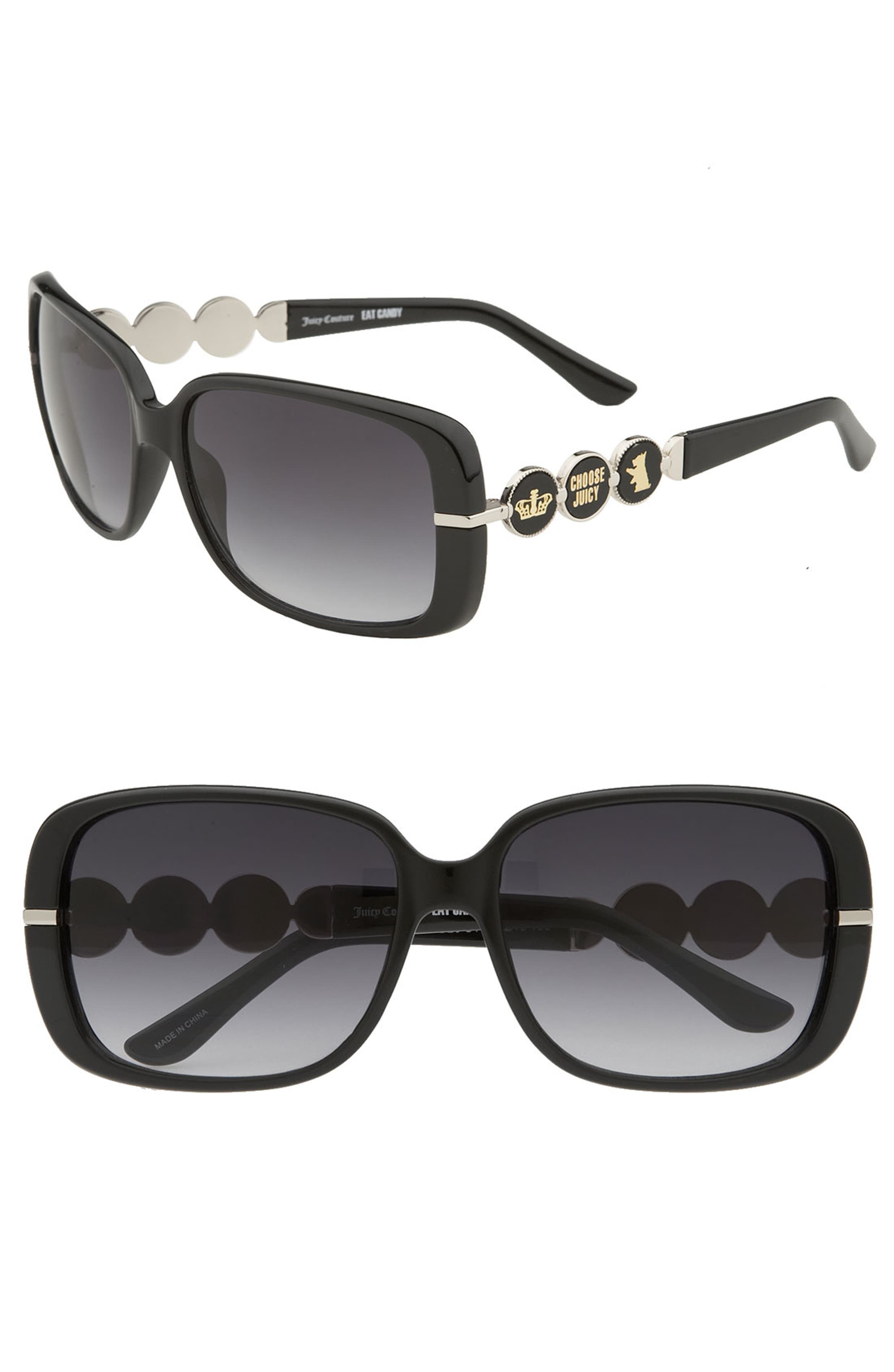 Shades of Couture by Juicy Couture 'Bronson' Square Sunglasses | Nordstrom