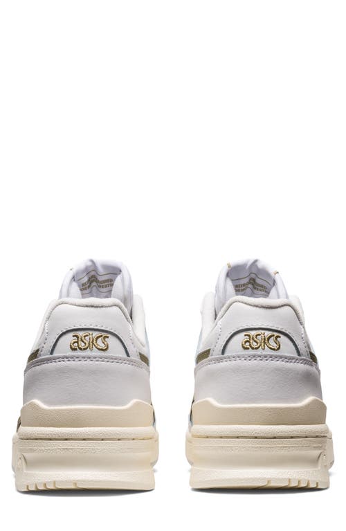 Asics ® Ex89 Basketball Shoe In White/safari Khaki