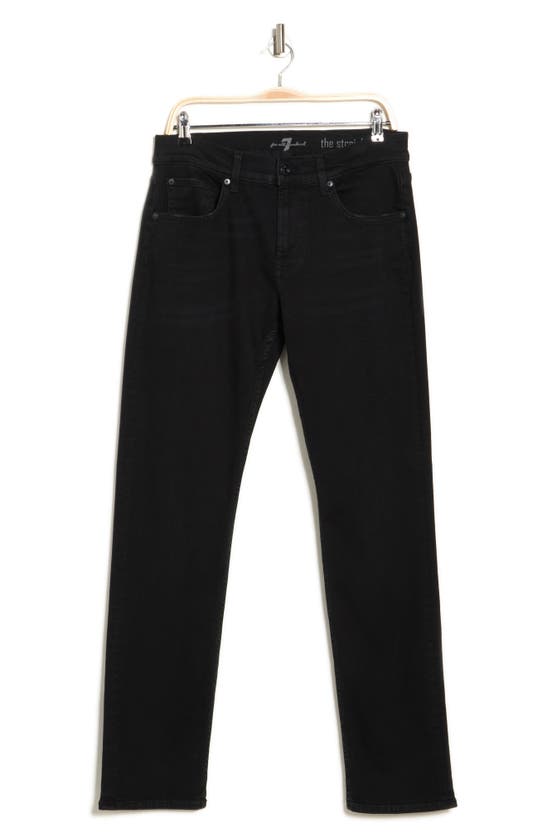7 For All Mankind The Straight Comfort Luxe Jeans In Snook