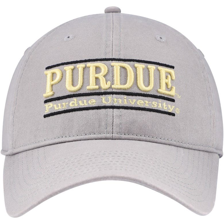 Shop The Game Gray Purdue Boilermakers Classic Bar Adjustable Hat