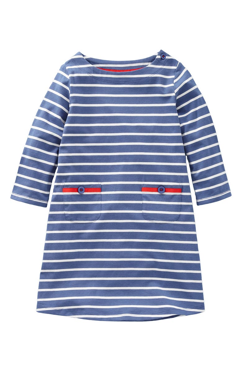 Mini Boden Boatneck Dress (Toddler) | Nordstrom