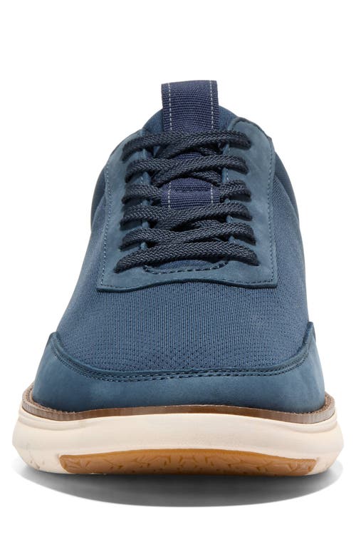 Cole Haan Grand Remix Derby Sneaker In Navy/british Tan