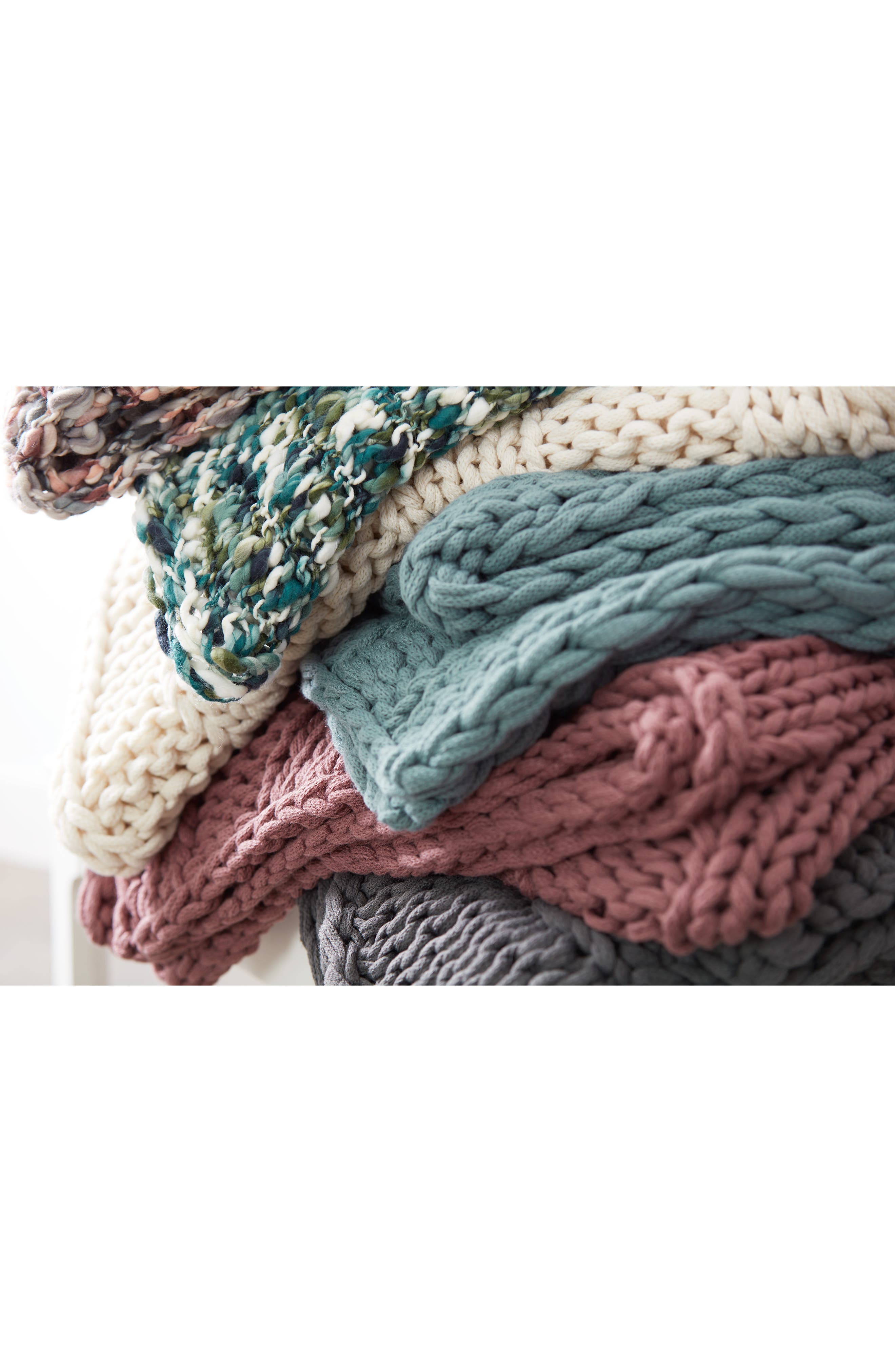 NORDSTROM AT HOME,
                            Cuddle Up Faux Fur Throw Blanket,
                            Alternate thumbnail 7, color,
                            901