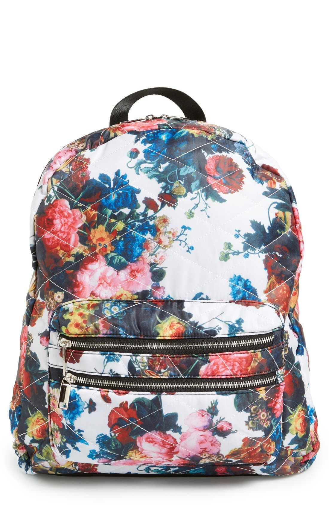 ladies floral backpack