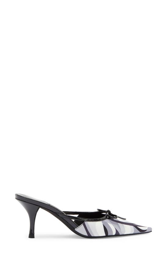 Shop Jeffrey Campbell Like That Mule In Black White Multi