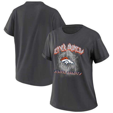 Wear by Erin Andrews Charcoal Las Vegas Raiders Boyfriend T-Shirt