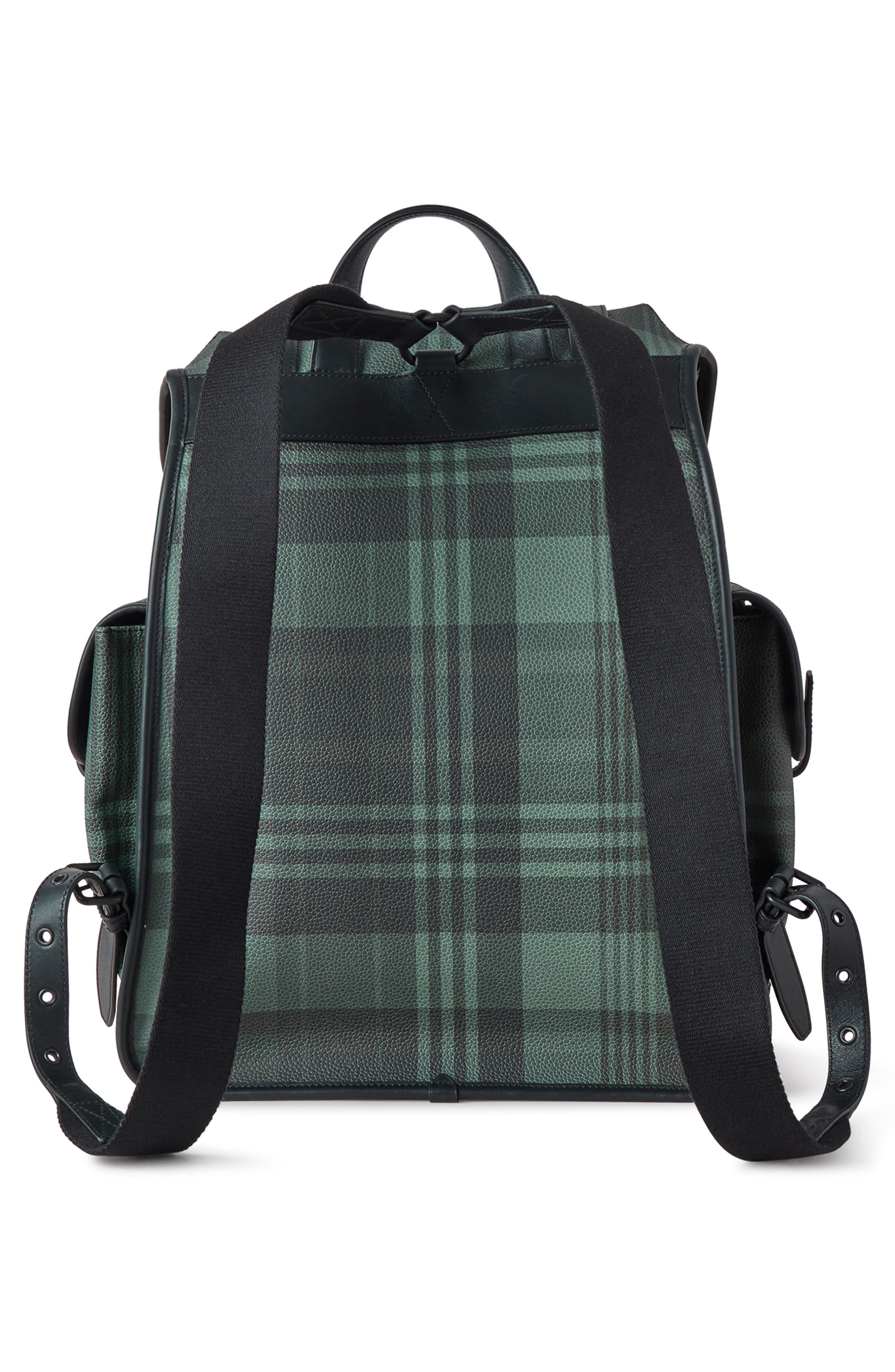 mulberry black leather backpack