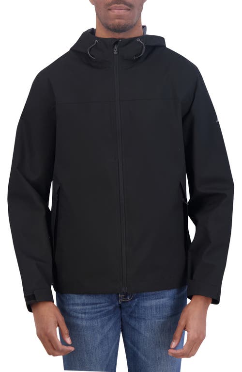 Shop Nautica Lightweight Water Resistant Jacket In Black